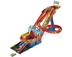 Rallye de montagnes russes Hot Wheels + 5DCC