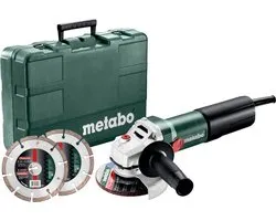 Metabo WQ 1100-125 Set - Haakse slijper