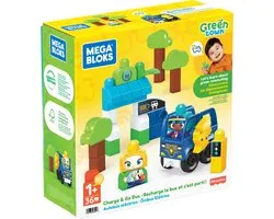 MEGA Bloks Green Town Charge & Go Bus - 35 grote bouwstenen