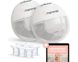 Mammie Dubbele Draadloze Elektrische Borstkolf - met Timerfunctie - Handsfree & Draagbaar - BPA vrij