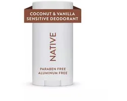 Native Sensitive Deodorant voor dames en heren - Kokosnoot & Vanille - Vrij van aluminium
