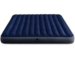 Lit gonflable Intex Downy King - 2 personnes - 203x183x22 cm