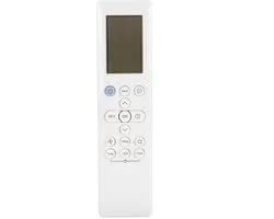 Allecto - Universele Air Conditioner Afstandsbediening - Ergonomisch - Zwart - Vervangingsremote - Geschikt voor Midea - Inclusief gebruiksinformatie