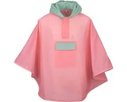 Ralka Regenponcho - Kinder - Rose - Taille 92/104 - Met Capuchon - 100% EVA