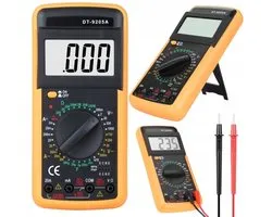 Professionele Digitale Multimeter Inclusief Stroomkabels en Batterij - Spanningsmeter
