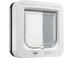 SureFlap Microchip - Kattenluik - Grijs Wit - 12 x 14 cm
