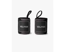 Velites Grip Nylon Wrist Wraps – Stevige Polsbescherming & Stabiliteit – Black
