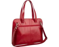 Leonhard Heyden Laptoptas / Laptoptas Dames - 13 inch - Leer - Cambridge - Rood