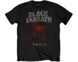 Black Sabbath - The End Mushroom Cloud Heren T-shirt - L - Zwart