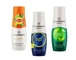 SodaStream - Drank Concentraten Set - Lipton Ice Tea Perzik - Energy Drink - Mojito