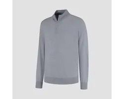 MERSO Zip-Up – Merino Vest – 100% Merino Wol – Moonstone Grey