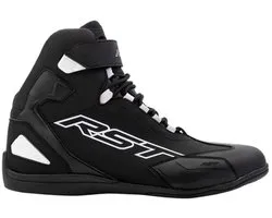 RST Saber Moto Shoe Mens Ce Boot Noir White - Taille 47