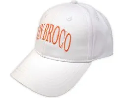 Don Broco - Orange Logo Baseball pet - Wit