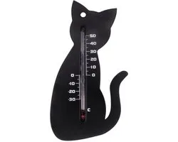 Furniture Limited - Wandthermometer kat zwart