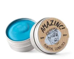 Amazinc! Mineral Sunblock - SPF50 - Shallow Blue