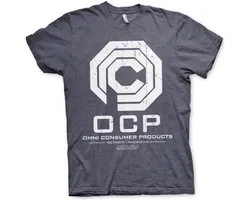Robocop Heren Tshirt -S- Omni Consumer Products Blauw