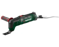 PARKSIDE® Multifunctioneel gereedschap - 310 W - Multitool geschikt voor talloze toepassingen zoals zagen, slijpen, schaven en schuren
