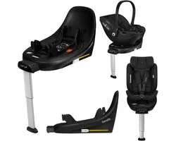 Lionelo Moxie i-Size Base – Base ISOFIX pour Siège Auto Rotation 360° – Zone Antirebond – Indicateur d’Installation – Système de Clic – Cadre Antirotation – Jambe de Force Pliable – Format Compact – Compatible Moxie & Moxie Next