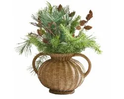 LOBERON Vase Kaelvik brun antique