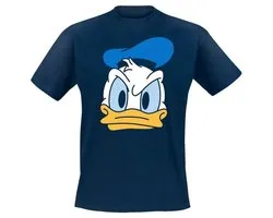 Mickey Mouse Donald Heren T-shirt - blauw - XXL