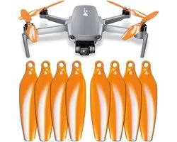 Stille Drone Propellers Oranje voor Hubsan Zino Mini Pro & SE - Set van 4