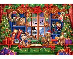 Bluebird Puzzle legpuzzel Ye Old Christmas Shoppe - 2000 stukjes feestdagen.
