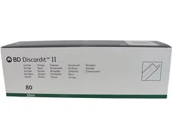 BD Syringe 2 pieces 20 ml Discardit II, 80 pcs (300296)