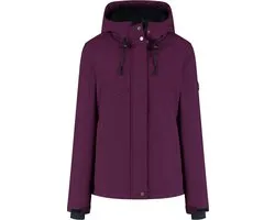 Travelin' Nykke Dames - Softshell Jas - Waterdicht - Paars