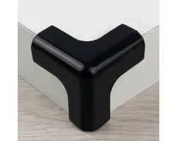 10 stuks Furniture Protection Corners,Soft Table Protector,Baby Proofing Edge,3D Protectors,Kids Safety Anti-Collision Furniture Bumper for Fireplace,Stair,Closet,zwart