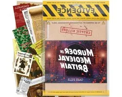 Cryptic Killers unsolved homicide mystery game – cold case investigation files, detective evidence and crime dossier – for individuals, date nights and party games – murder in medieval Britain