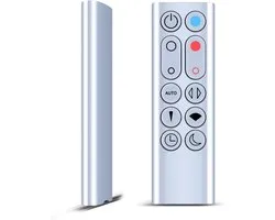 Afstandsbediening geschikt voor Dyson Pure Hot + Cool luchtreiniger, ventilator, ventilatorkachel HP02 HP03, zilver