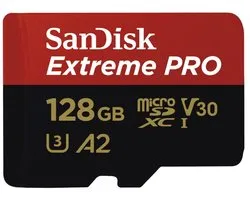 SanDisk 128GB Extreme Pro microSDXC 128 Go Classe 10