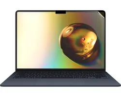 kwmobile screenprotector geschikt voor Apple Macbook Air 15 M4 2025 A3241 - Schermfolie voor laptop - Displayfolie mat