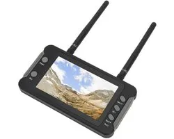 Vlemico - FPV-ontvangermonitor - 4,3 Inch - DVR-functie - 5.8GHz - Voor RC Drone - Quadcopter-monitor - Geschikt voor FPV-drone