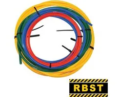 Cintreuses de tubes RBST pour tubes de réfrigération - Internes - 3 mètres - 1/4, 3/8, 1/2, 5/8 - Rouge Blauw Jaune Bleu - Ressort de cintrage