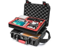 Mini 4 Pro dubbellaagse waterdichte harde draagtas voor DJI Mini 4 Pro/Fly More Combo - DJI RC2 DJI-RC-N2 - landingspad accessoires