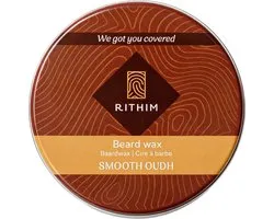 Rithim® Baardwax Smooth Oud 50ml - Sterke maar flexibele hold - Baard wax - Beard wax