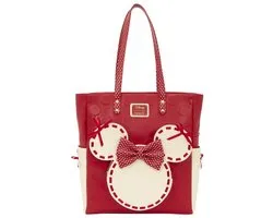 Disney Loungefly Tote Bag Minnie Mouse Rock the Dots
