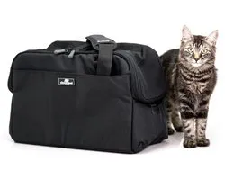 Sleepypod Atom Jet Black - huisdierendraagtas - Airline approved - Crash getest
