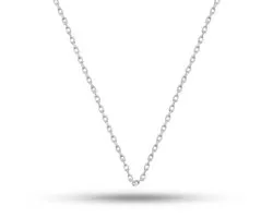 925 Zilveren Schakelketting 50 cm voor Dames – Luxe Glans – Fijne Ketting – Tijdloos Sieraad - Elegant Design