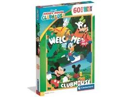 Clementoni Puzzle Enfant Disney Mickey Mouse - Puzzle 60 Maxi Pièces - Puzzle et Jouet Éducatif - Puzzles pour Enfants à partir de 4 Ans