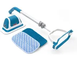 Livington MultiScrubber elektrische schrobber - accu-mop voor moeiteloos dweilen, schrobben en boenen - 2-in-1 dweilsysteem als handschrobber & vloermop - Mail Order Edition