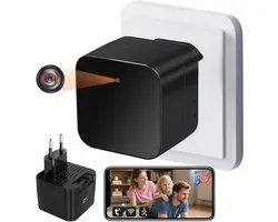 UYIKOO Hidden Camera, 5G Mini Spy Camera, Wireless, USB Charger, Micro Camera, Spy Camera, 1080P HD, Motion Detection, Video Camera, Control Tuyasmart App for Home and Office