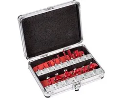 Kreator KRT060185 Kit de fraisage pour défonceuse - 8 mm - 15 pièces