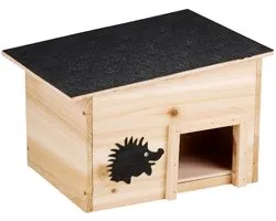 Lifetime Garden Maison pour Hérisson en Bois - FSC 100% - Maison pour Hérisson - Maison pour Cochon d'Inde - Bois