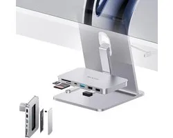 Uitbreidingshub USB-C voor iMac 24 inch en Studio Display 27 inch met M.2 SSD Slot