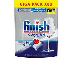 Finish Quantum All in One Regular Vaatwastabletten - 80 Capsules