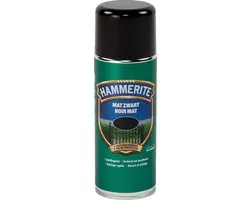 Hammerite Mat Zwart Spray - 400 ml - Afwerkingslaag