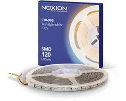 Noxion LED Strip Naga 5 Meter 24V - 120LEDs/m - 9.6W/m - 930-965 Afstembaar Wit | 8mm - IP65 - Beste Kleurweergave - SMD2835.