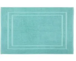 Badmat DoubleDry Hotel 50 x 80 cm – 100 % Katoen 1 000 g/ m2 – Doux et absorbant – Bleu denim